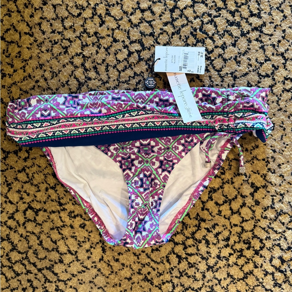 Nanette Lapore NWT Patterned Bikini Bottom
